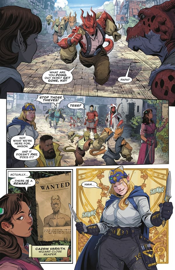 Interior preview page from DUNGEONS & DRAGONS: THE FALLBACKS SERIES 1 #1 RAUL ANGULO COVER