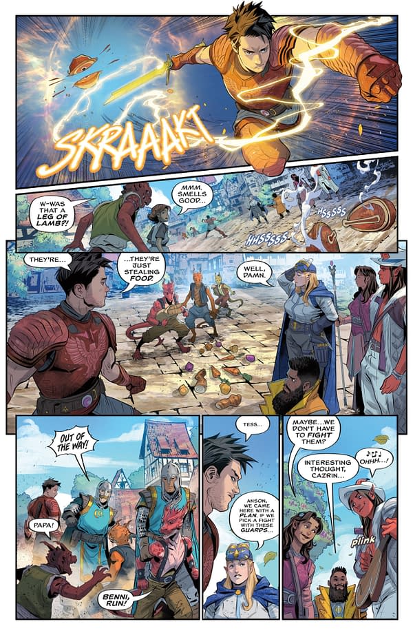 Interior preview page from DUNGEONS & DRAGONS: THE FALLBACKS SERIES 1 #1 RAUL ANGULO COVER