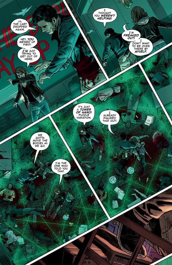 Interior preview page from MASTERMINDS #2 HASSAN OTSMANE-ELHAOU COVER