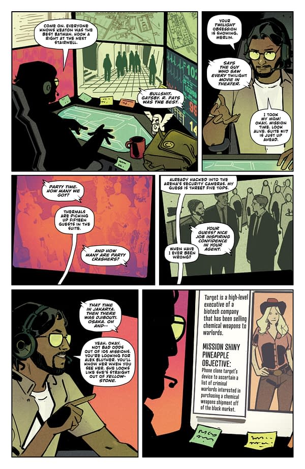 Interior preview page from THE GUY IN THE CHAIR #1 DEARBHLA KELLY COVER