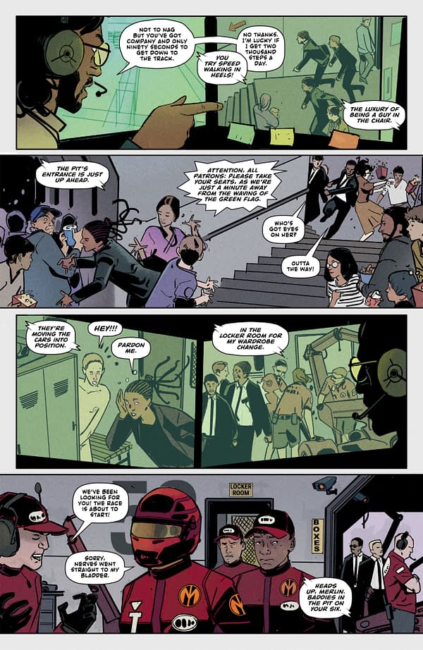 Interior preview page from THE GUY IN THE CHAIR #1 DEARBHLA KELLY COVER