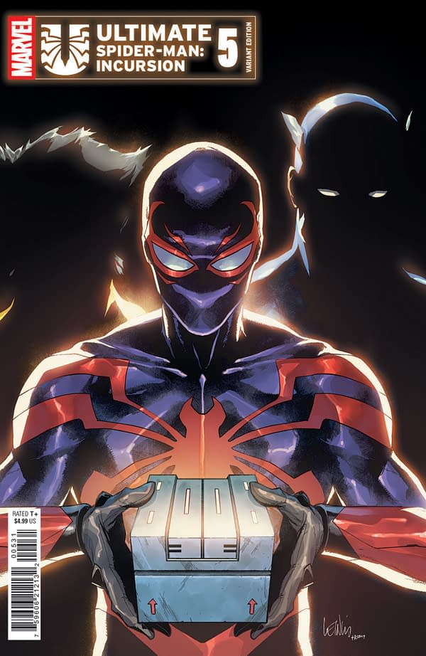 Cover image for ULTIMATE SPIDER-MAN: INCURSION #5 LEINIL YU 2026 ULTIMATE SPOILER VARIANT