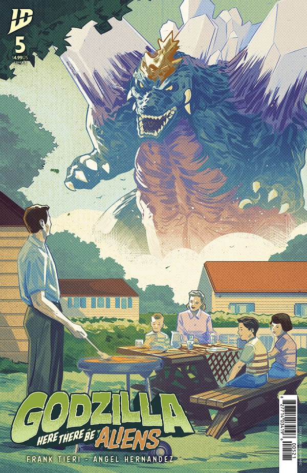 Cover image for Godzilla: Here There Be Aliens #5 Variant B (Hernandez)