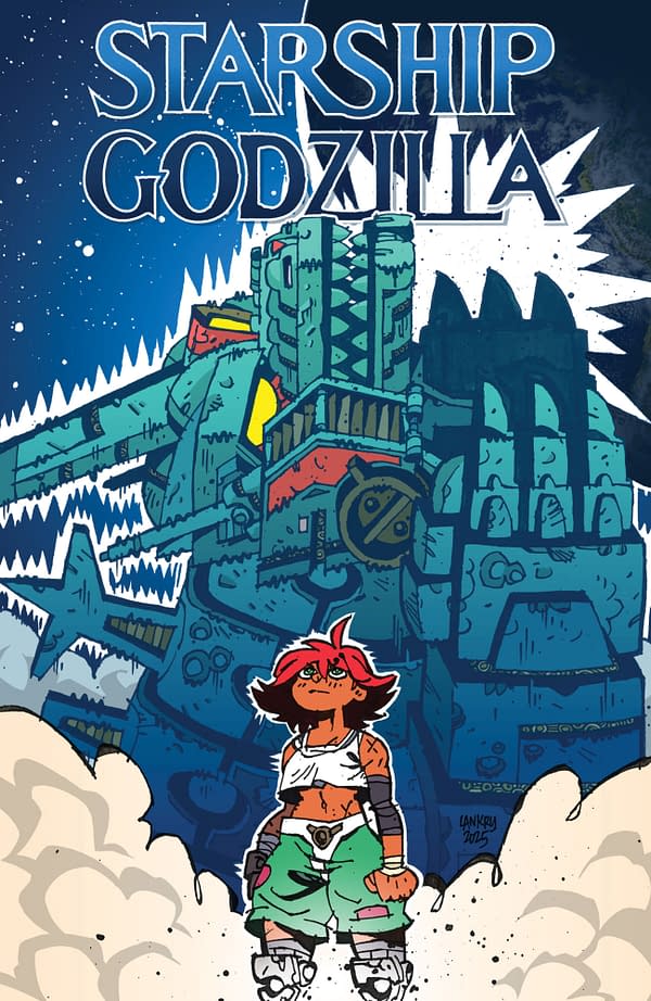 Cover image for Starship Godzilla [Kai-Sei Era] #3 Variant RI (15) (Lankry Movie Homage Cover)
