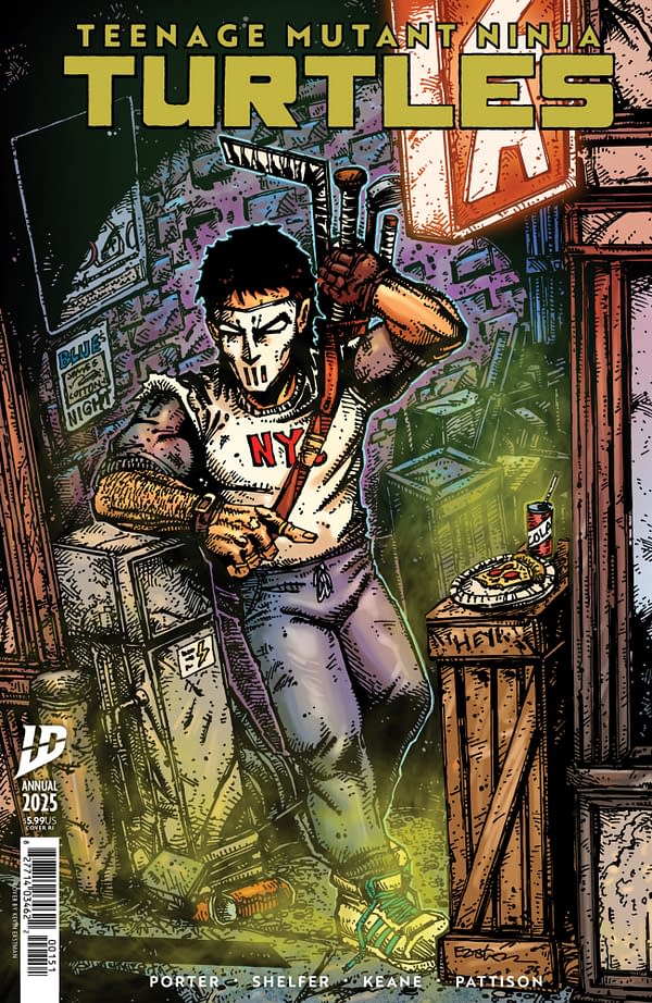 Cover image for Teenage Mutant Ninja Turtles: Annual 2025 Variant RI (50) (Eastman)