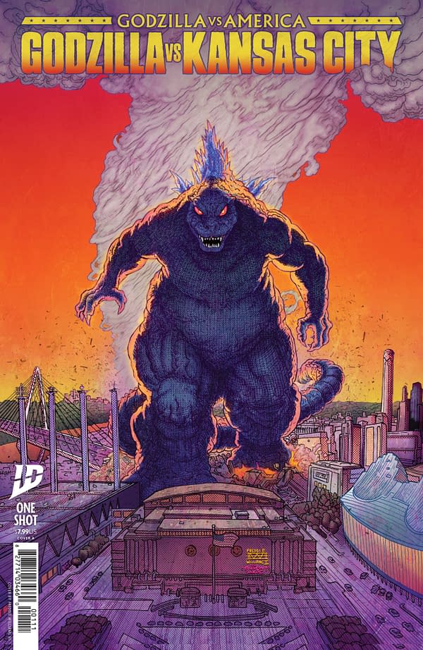 Cover image for GODZILLA VS. AMERICA: KANSAS CITY FREDDIE E. WILLIAMS II COVER