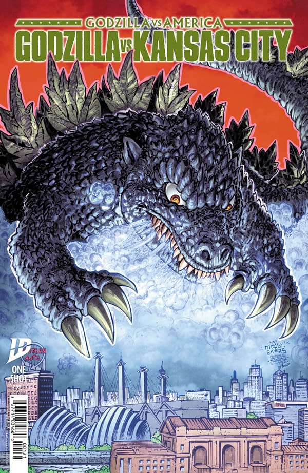 Cover image for Godzilla Vs. America: Kansas City Variant B (Moody & Williams II)