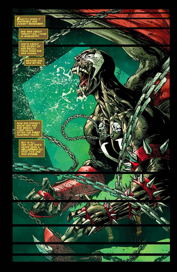 Interior preview page from Spawn #370