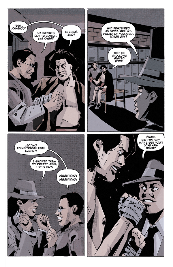 Interior preview page from Death to Pachuco #2