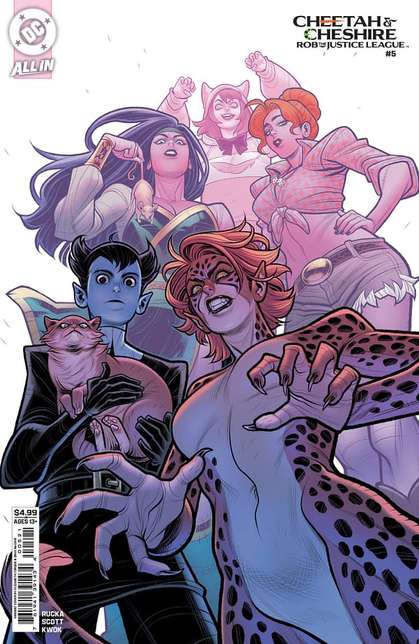 Cover image for Cheetah and Cheshire Rob the Justice League #5