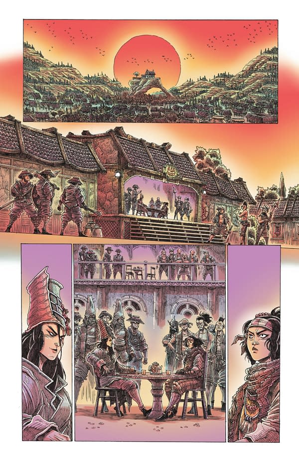 Interior preview page from ORPHAN AND THE FIVE BEASTS: BATH OF BLOOD #2 JAMES STOKOE COVER