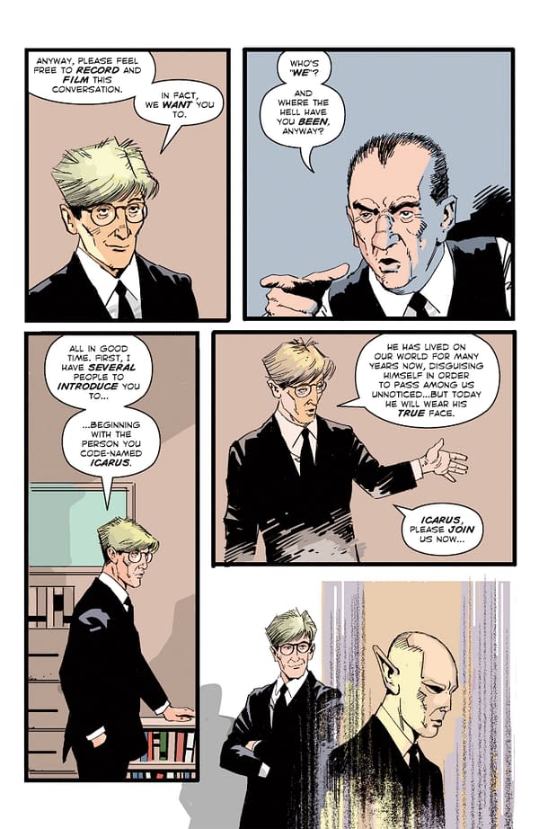 Interior preview page from RESIDENT ALIEN: THE BOOK OF CHANGES #3 STEVE PARKHOUSE COVER