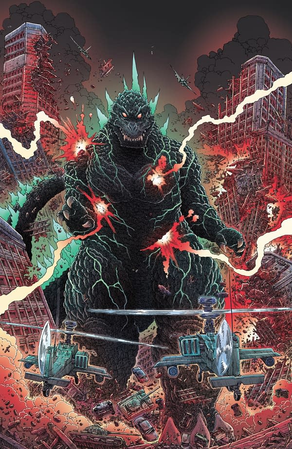 Cover image for Godzilla [Kai-Sei Era] #4 Variant RI (25) (Stokoe Full Art)