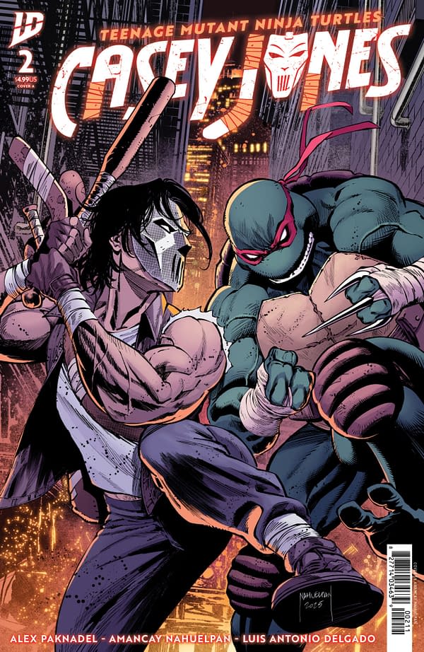 Cover image for TEENAGE MUTANT NINJA TURTLES: CASEY JONES #2 AMANCAY NAHUELPAN COVER