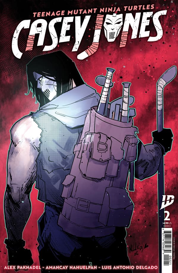 Cover image for Teenage Mutant Ninja Turtles: Casey Jones #2 Variant B (Cizmesija)