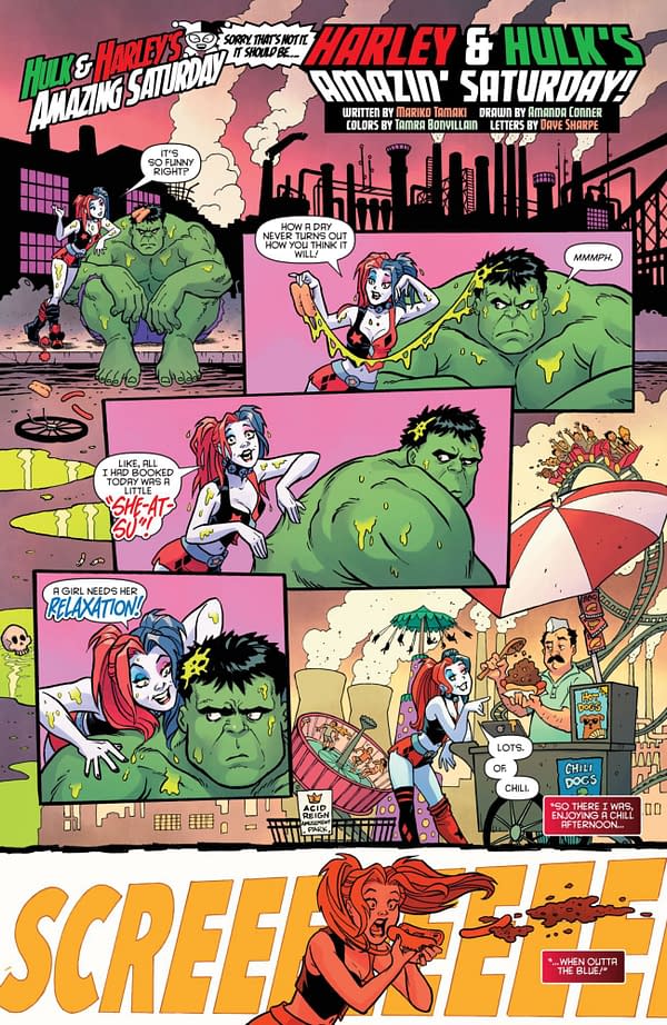 Interior preview page from Batman/Deadpool #1