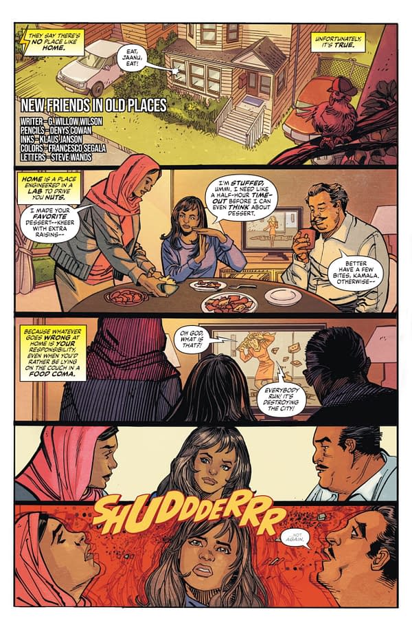 Interior preview page from Batman/Deadpool #1