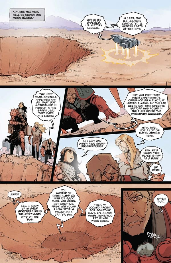 Interior preview page from GODZILLA [KAI-SEI ERA] #4 NIKOLA CIZMESIJA COVER