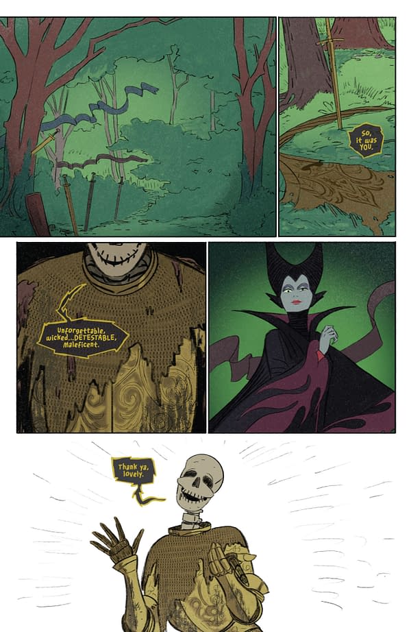 Interior preview page from Disney Villains: Maleficent #3