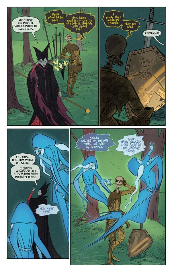 Interior preview page from Disney Villains: Maleficent #3
