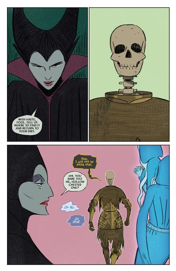 Interior preview page from Disney Villains: Maleficent #3