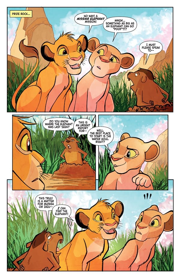 Interior preview page from Lion King #2
