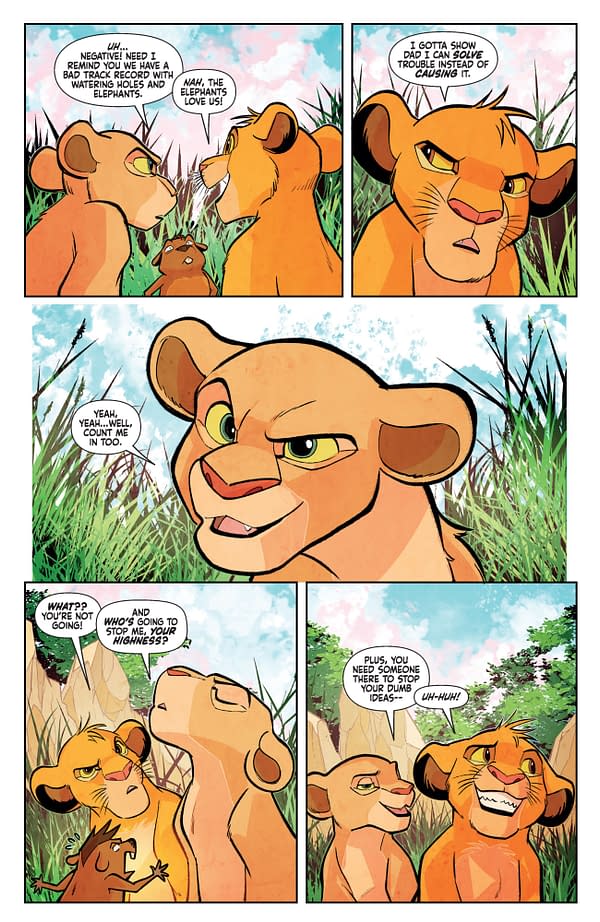 Interior preview page from Lion King #2