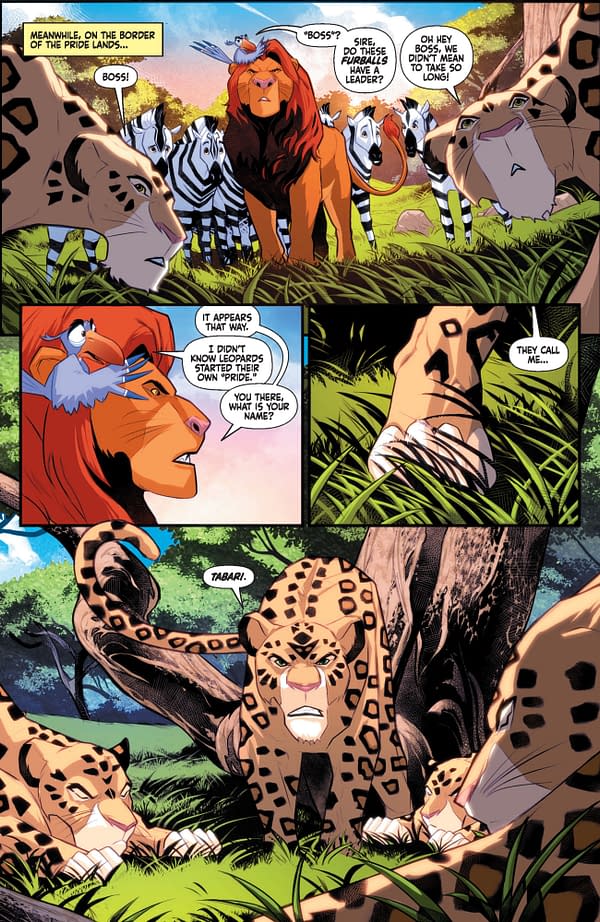 Interior preview page from Lion King #2