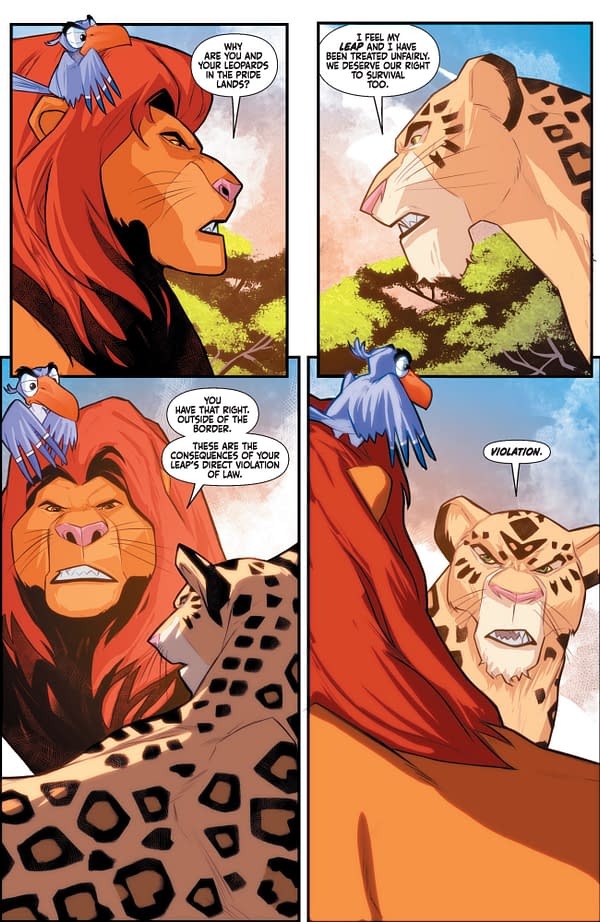 Interior preview page from Lion King #2