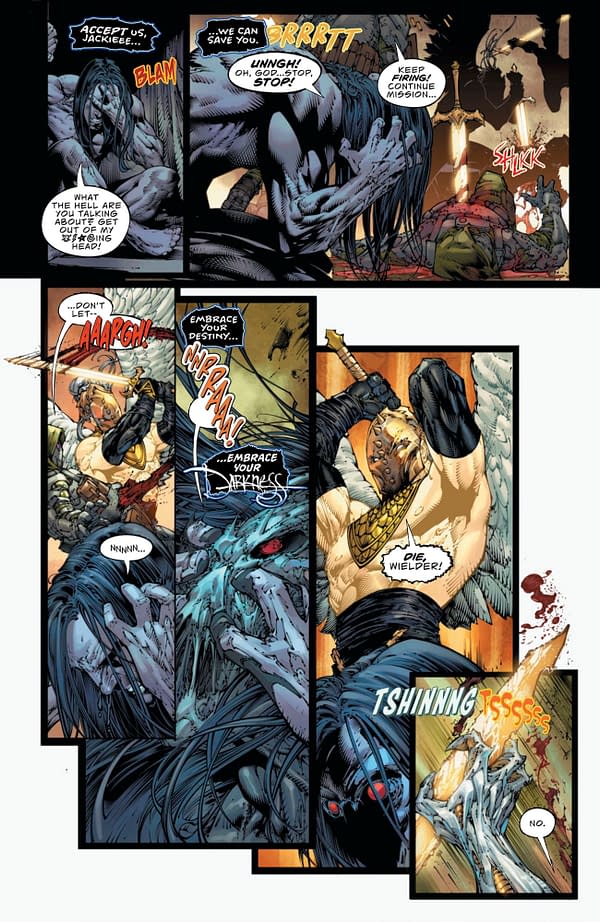 Interior preview page from Darkness #1