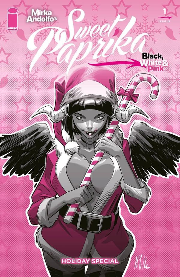 Cover image for Sweet Paprika Black White and Pink Holiday Special #1