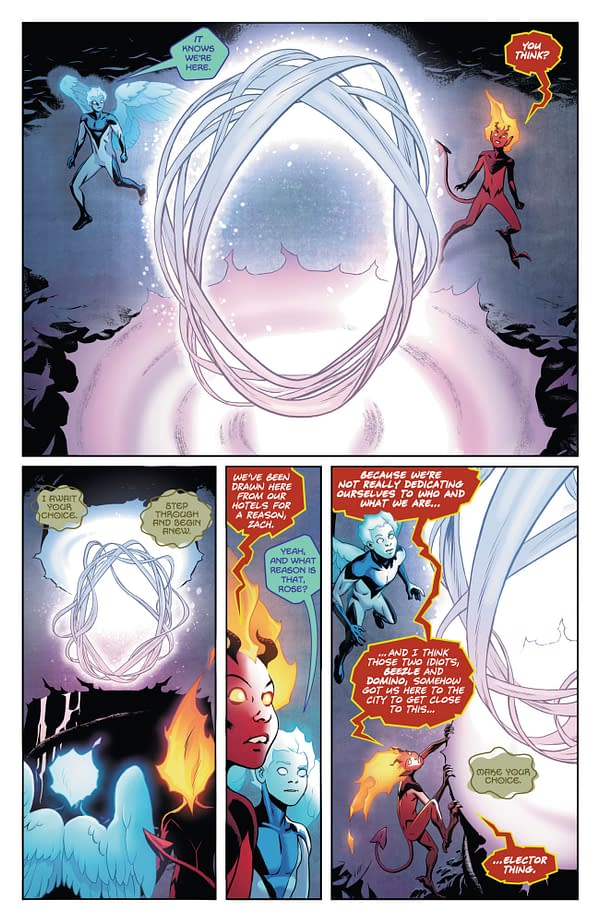 Interior preview page from Hornsby and Halo #13