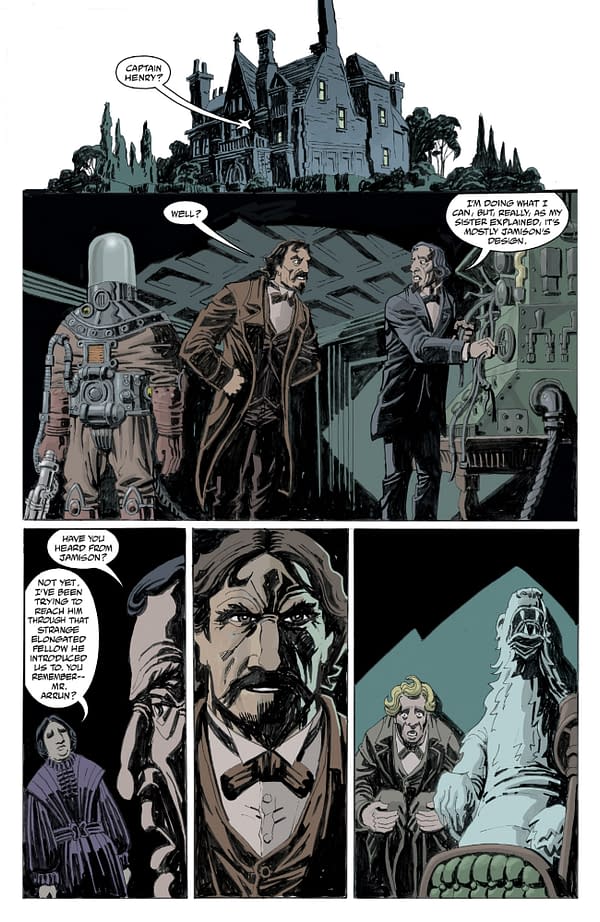 Interior preview page from CAPTAIN HENRY AND THE GRAVEYARD OF TIME #2 CLEM ROBINS COVER