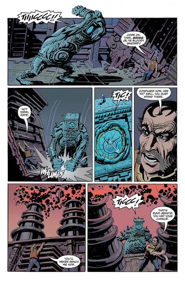 Interior preview page from CAPTAIN HENRY AND THE GRAVEYARD OF TIME #2 CLEM ROBINS COVER