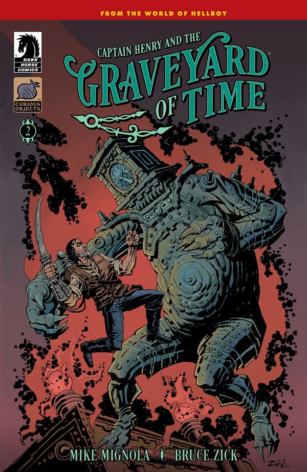 Cover image for CAPTAIN HENRY AND THE GRAVEYARD OF TIME #2 CLEM ROBINS COVER