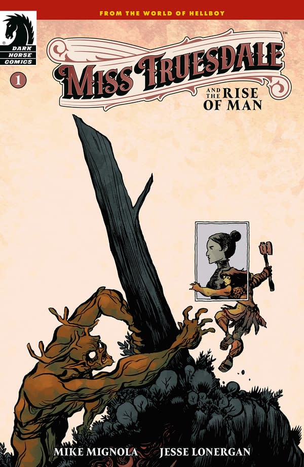 Cover image for MISS TRUESDALE AND THE RISE OF MAN #1 CLEM ROBINS COVER