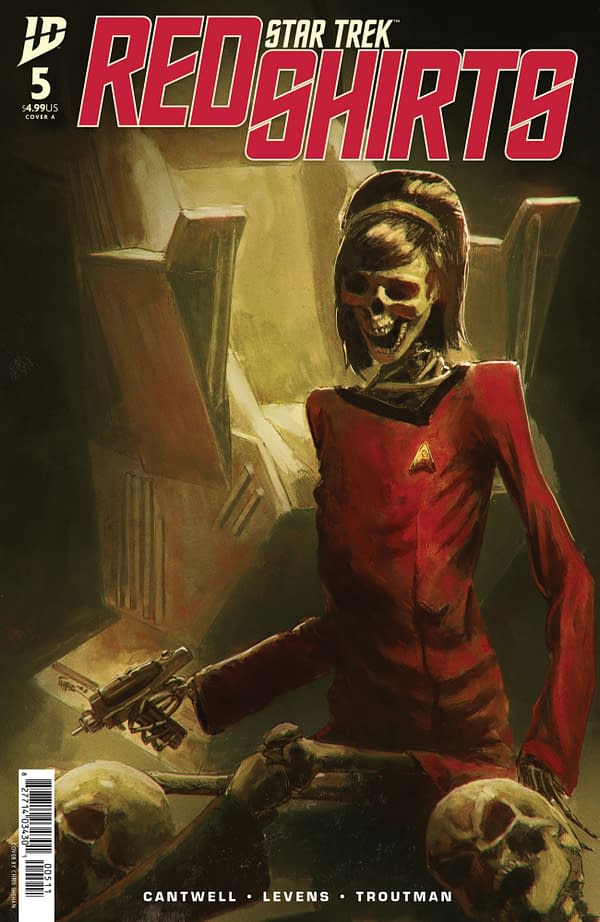 Cover image for STAR TREK: RED SHIRTS #5 CHRIS SHEHAN COVER