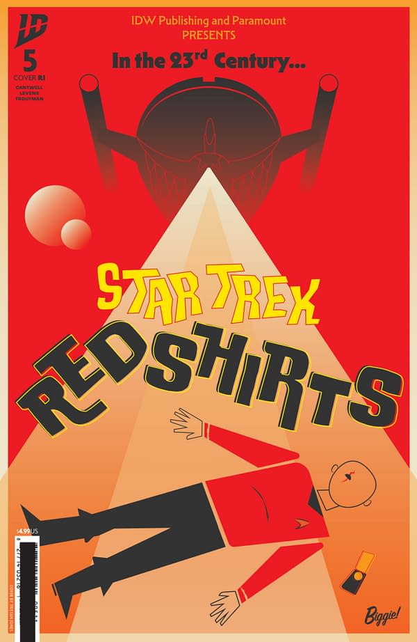 Cover image for Star Trek: Red Shirts #5 Variant RI (10) (Biggie)