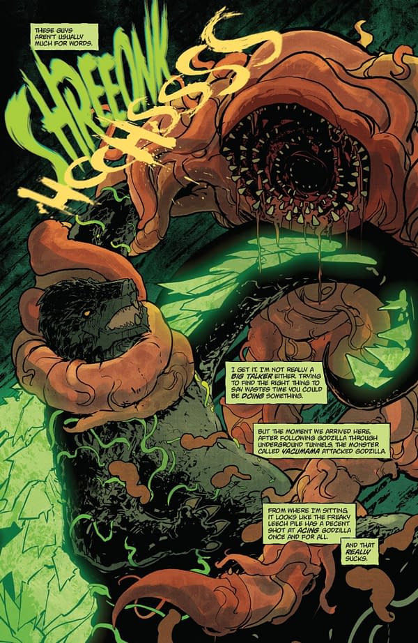 Interior preview page from GODZILLA #5 NIKOLA CIZMESIJA COVER