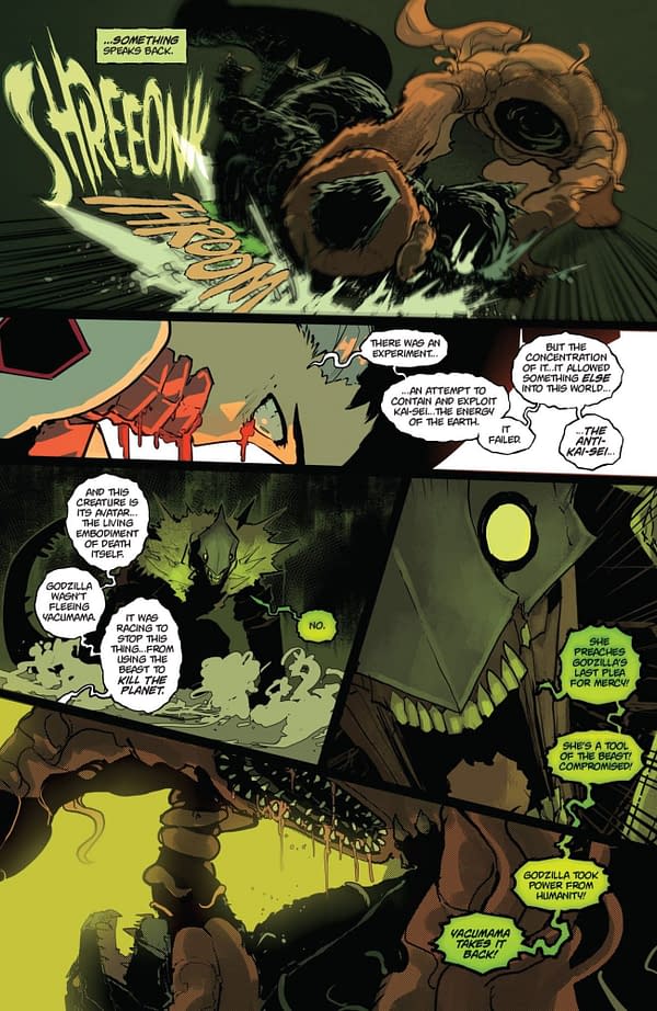 Interior preview page from GODZILLA #5 NIKOLA CIZMESIJA COVER