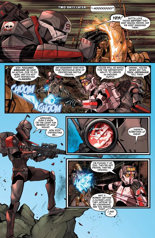 Interior preview page from STAR WARS: HYPERSPACE STORIES: BAD BATCH - ROGUE AGENTS #1 MICHAEL ATIYEH COVER