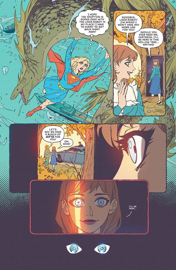 Interior preview page from Supergirl #8