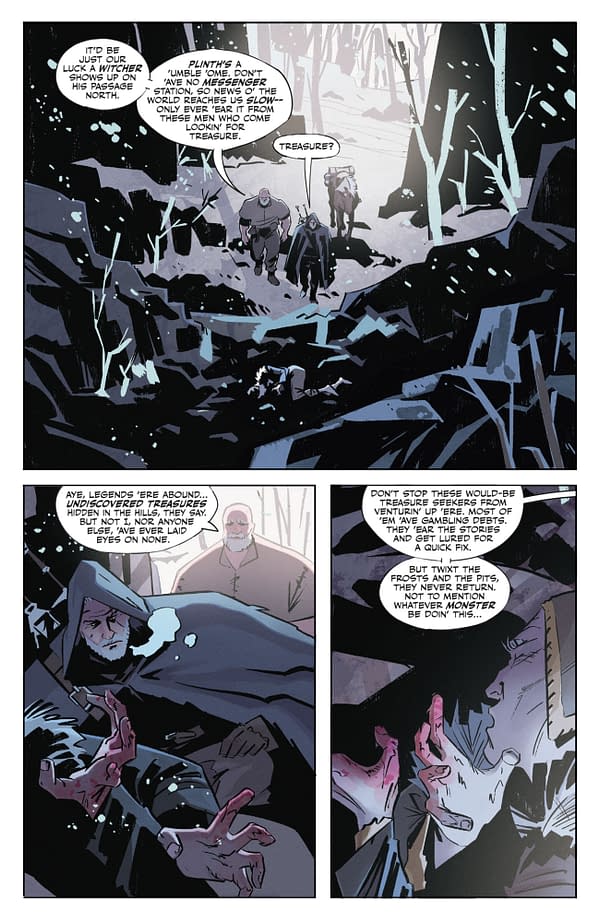 Interior preview page from THE WITCHER: BLOOD STONE #1 HASSAN OTSMANE-ELHAOU COVER