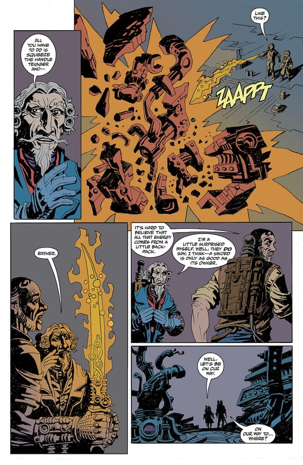 Interior preview page from CAPTAIN HENRY AND THE GRAVEYARD OF TIME #3 CLEM ROBINS COVER