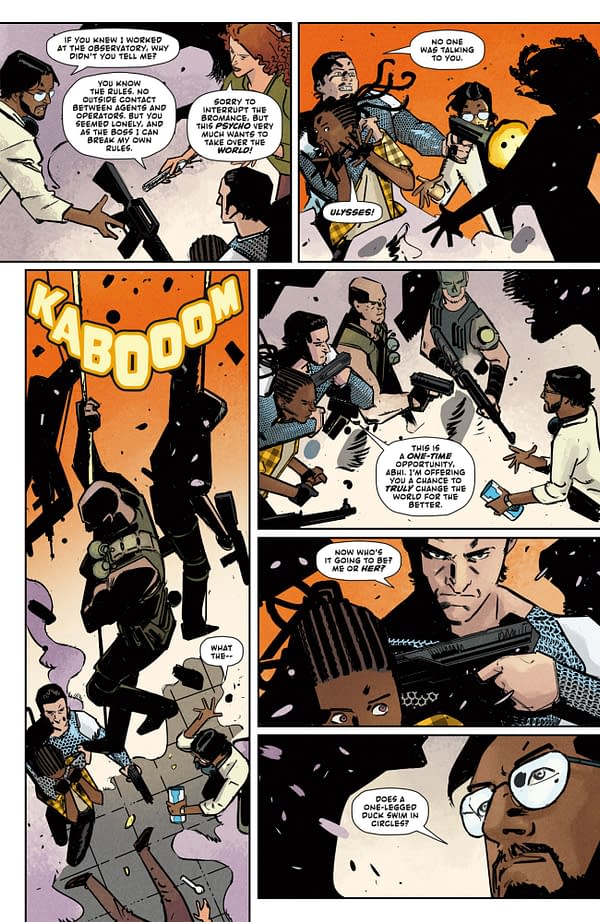 Interior preview page from THE GUY IN THE CHAIR #4 DEARBHLA KELLY COVER