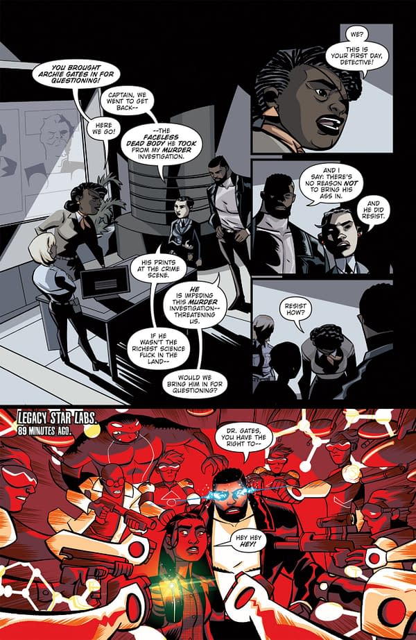 Interior preview page from POWERS 25 #5 JOSHUA REED COVER