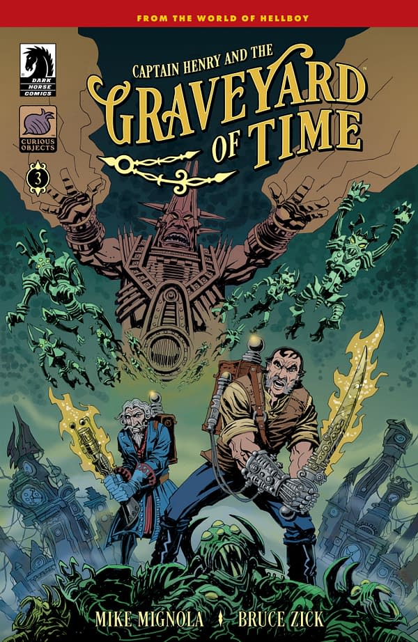 Cover image for CAPTAIN HENRY AND THE GRAVEYARD OF TIME #3 CLEM ROBINS COVER