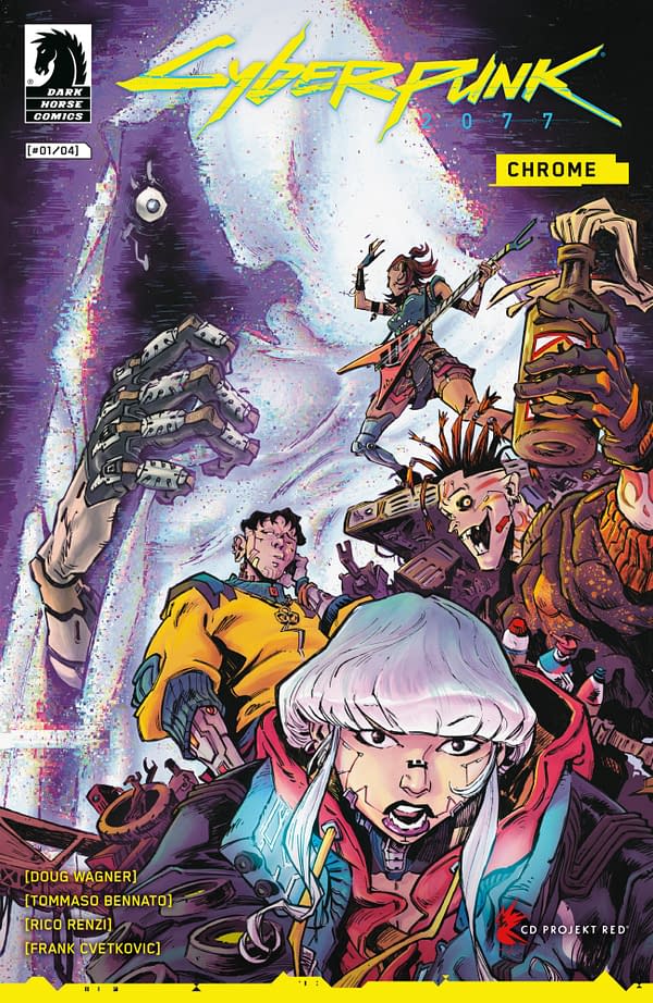 Cover image for CYBERPUNK 2077: CHROME #1 FRANK CVETKOVIC COVER