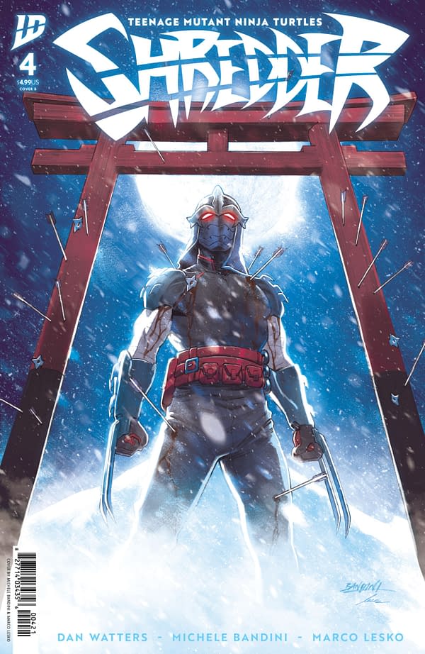 Cover image for Teenage Mutant Ninja Turtles: Shredder #4 Variant B (Bandini)