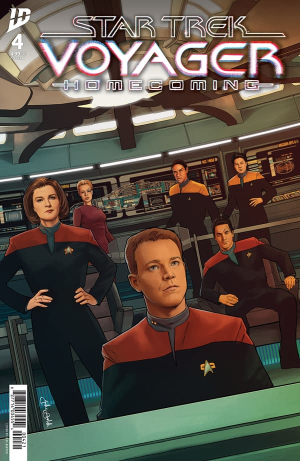 Cover image for Star Trek: Voyager--Homecoming #4 Variant B (Bartok)